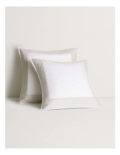 Reframed European Sham in Milk Tea