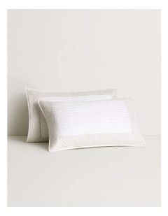 Reframed Sham in Milk Tea