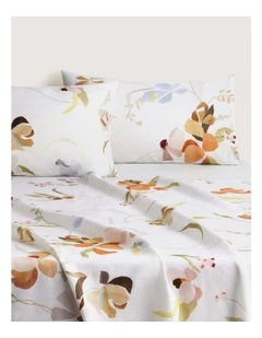 Abbotson Linen Orchid Flat Sheet in Multi