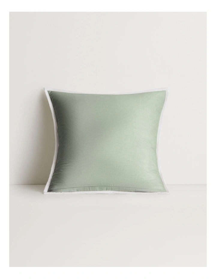 Reframed Square Cushion in Green image 2