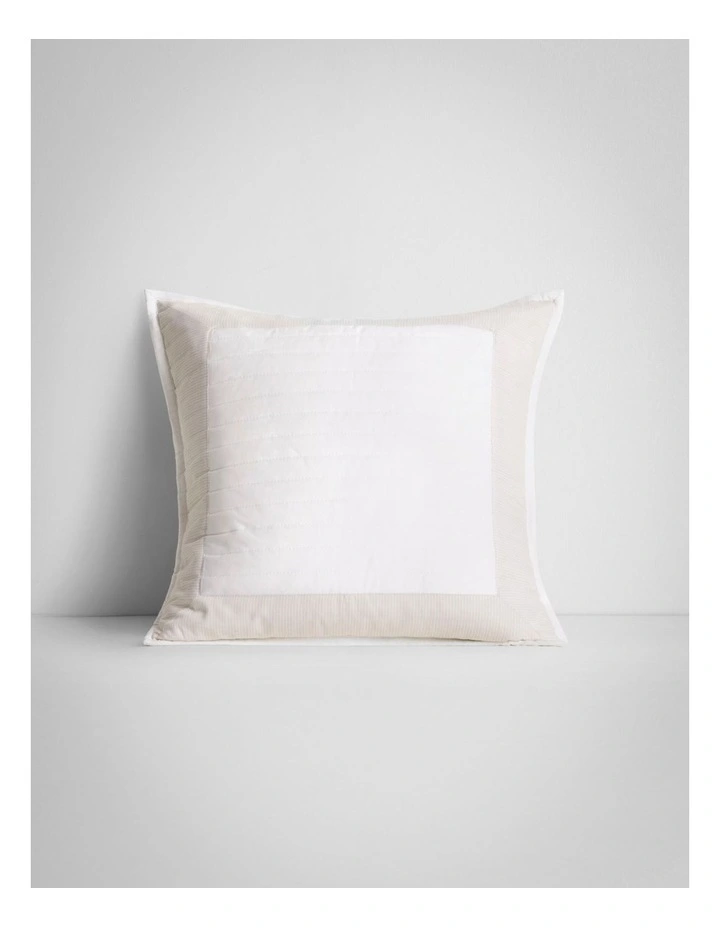 Reframed Square Cushion in Beige image 1