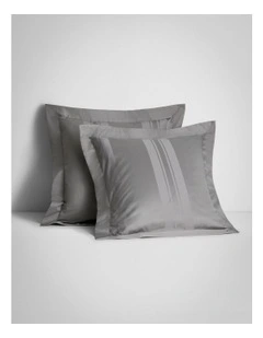 1200TC Millennia Bold European Pillowcase in Flint