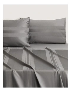 1200TC Millennia Bold Flat Sheet in Flint