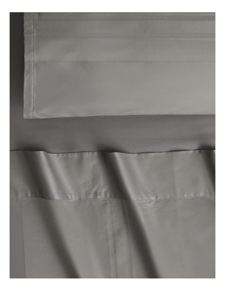 1200TC Millennia Bold Flat Sheet in Flint image 2