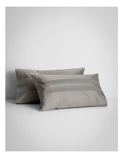 1200TC Millennia Bold Tailored Pillowcase in Flint