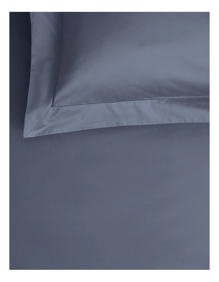 1200TC Ultimate Sateen Fitted Sheet 50cm in Ink image 2