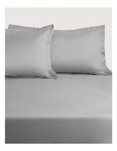 1200TC Ultimate Sateen Fitted Sheet 50cm in Storm