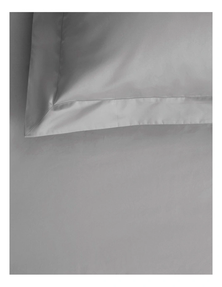 1200TC Ultimate Sateen Fitted Sheet 50cm in Storm image 2