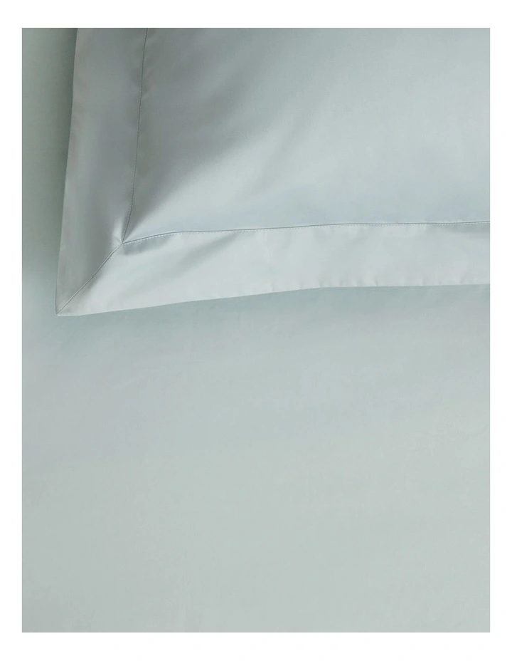 1200TC Ultimate Sateen Fitted Sheet in Fresh Water image 2