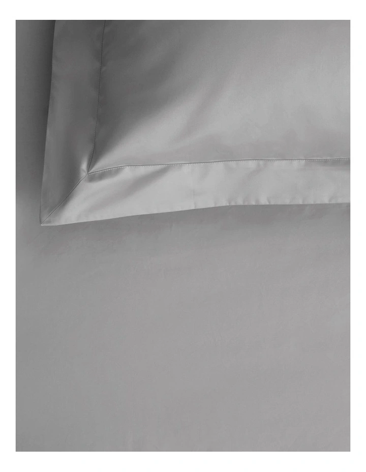 1200TC Ultimate Sateen Fitted Sheet in Storm image 2