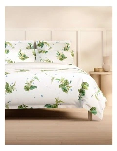 Ellerson Quilt Cover in Leaf