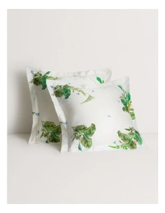 Ellerson Tailored European Pillowcase in Leaf