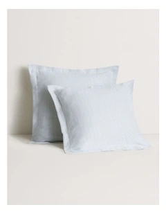 Helmi Tailored European Pillowcase in Ice