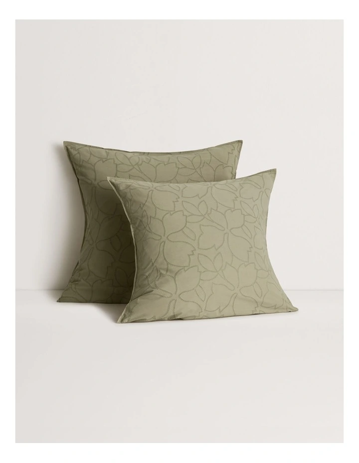 Jaymes European Pillowcase in Grove image 1