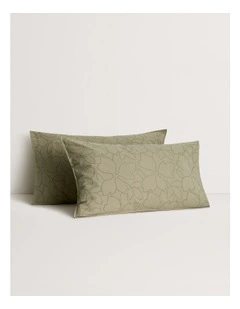 Jaymes Pillowcase Pair in Grove