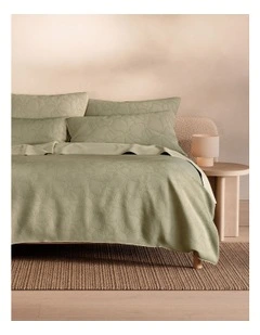 Jaymes Quilt Cover in Grove