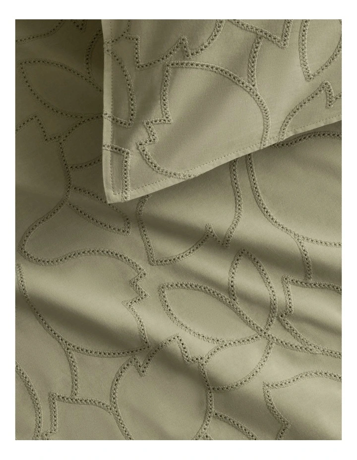 Jaymes Quilt Cover in Grove image 2