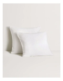 La Dune European Pillowcase in White