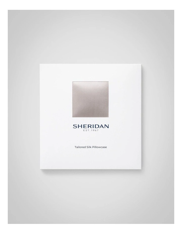 Lanham Silk Pillowcase in Storm image 2