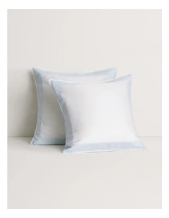 Reframed European Pillowcase in Poolside
