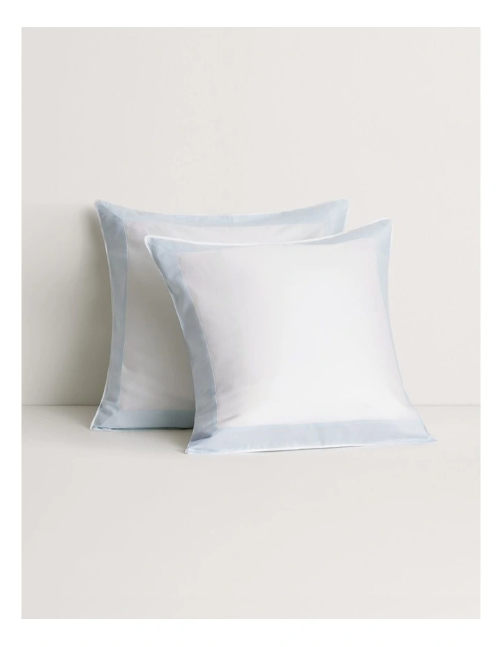 Reframed European Pillowcase in Poolside image 1