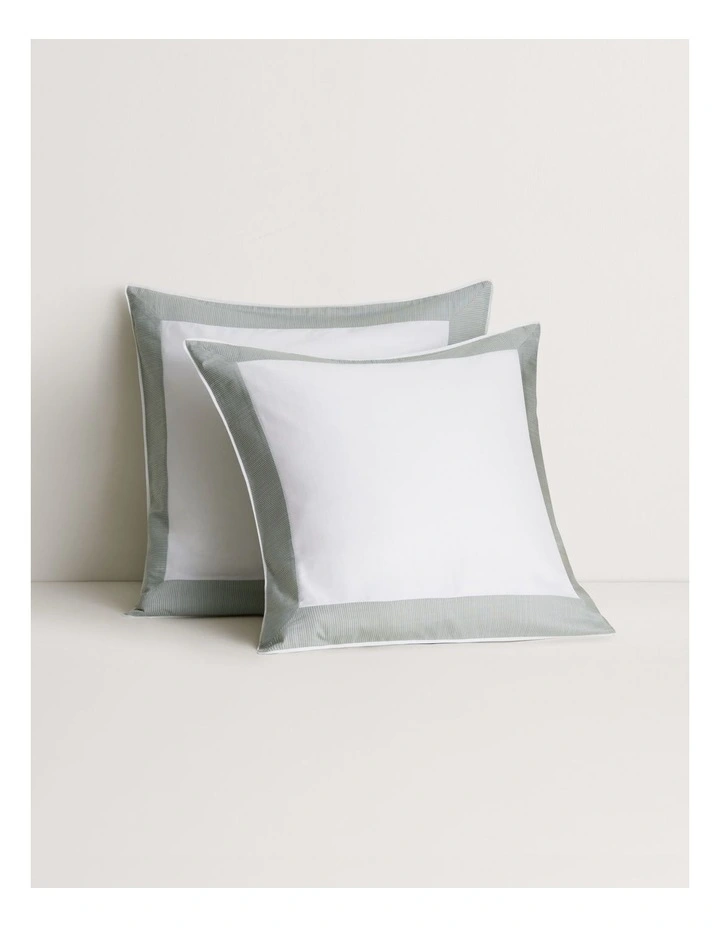 Reframed European Pillowcase in White image 1