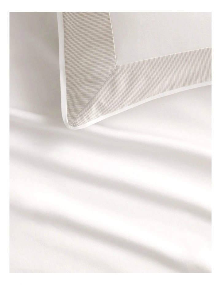 Reframed Pillowcase Pair in Milk Tea image 3