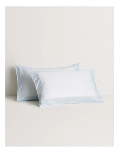 Reframed Pillowcase Pair in Poolside