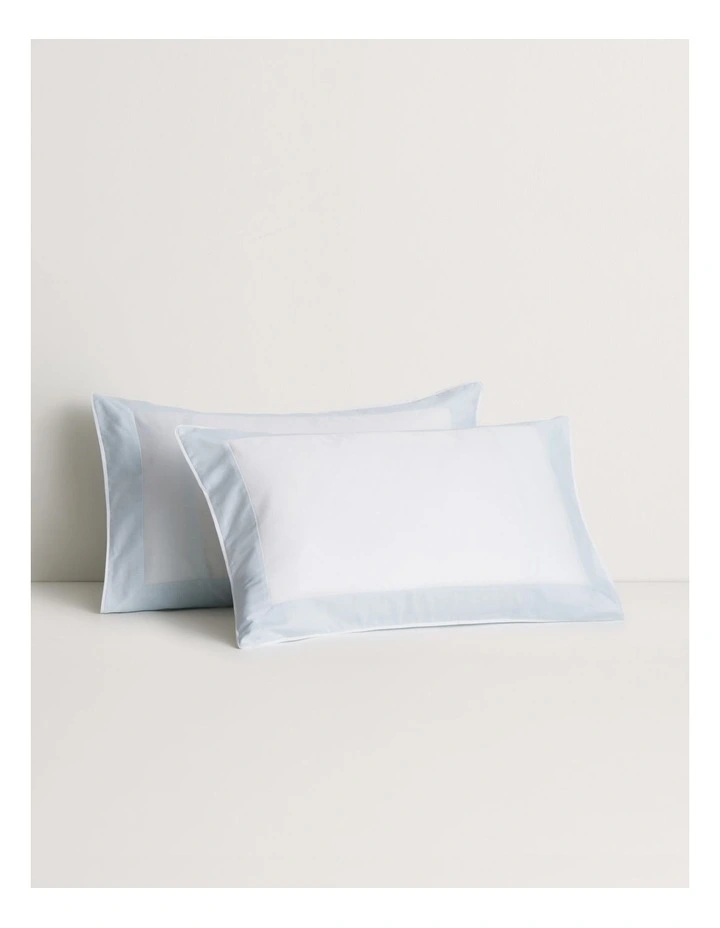 Reframed Pillowcase Pair in Poolside image 1