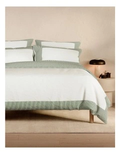 Reframed Quilt Cover in White