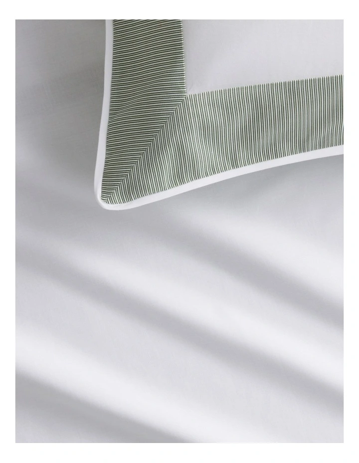 Reframed Quilt Cover in White image 2