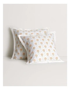 Veleto Tailored European Pillowcase in White