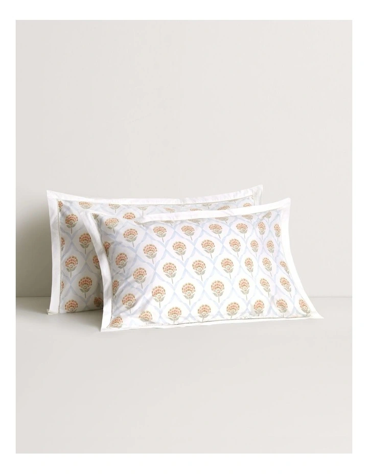 Veleto Tailored Pillowcase Pair in White image 1