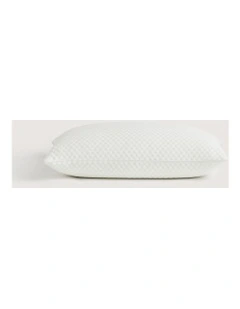 Cool Touch Knit Pillow Protector in Pure White