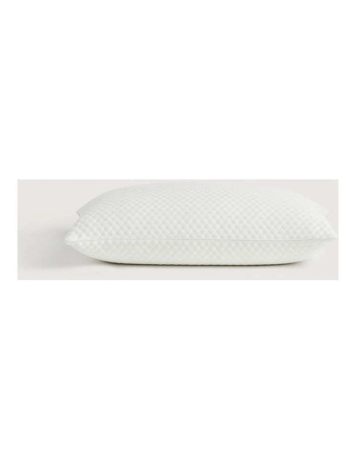 Cool Touch Knit Pillow Protector in Pure White image 1