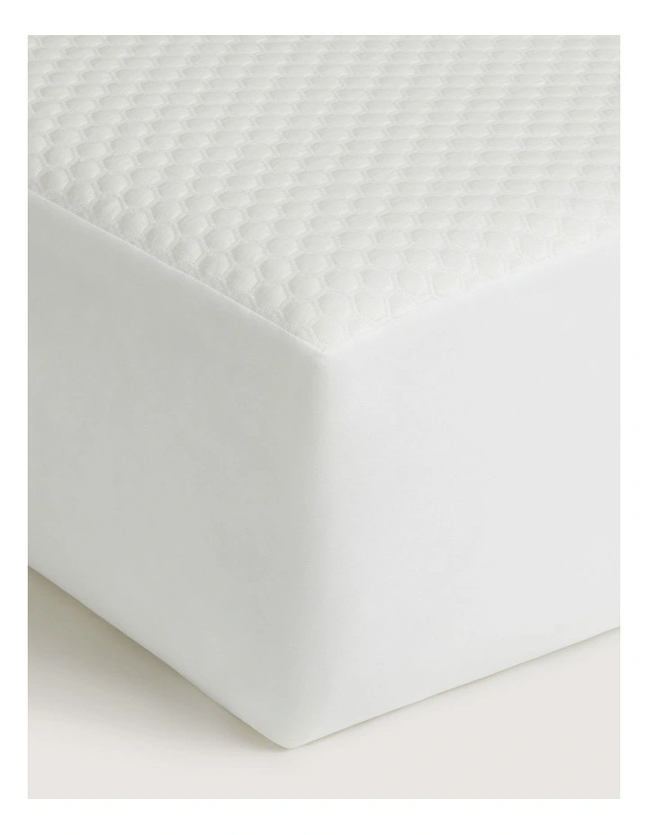 Cool Touch Mattress Protector in Pure White image 1