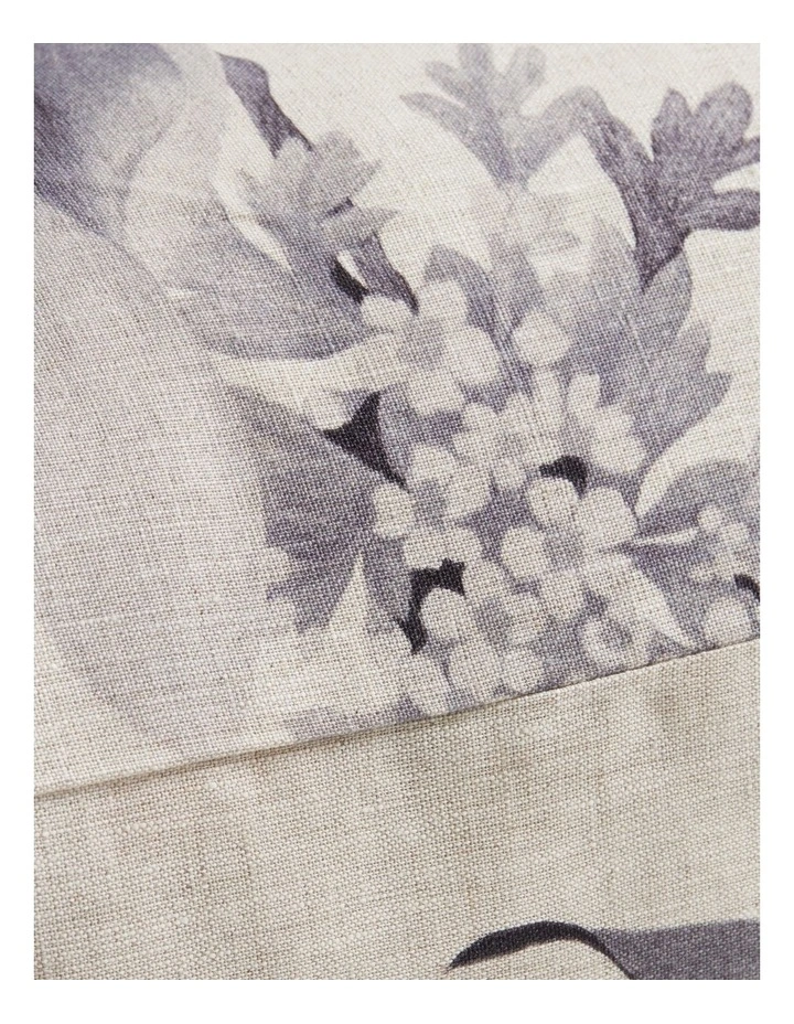 Abbotson Linen Flora Breakfast Cushion in Flax image 2