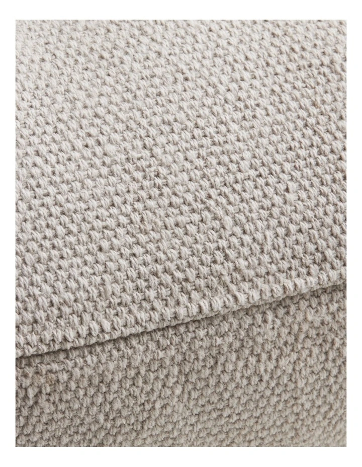 Adman Square Cushion in Milk Tea image 2