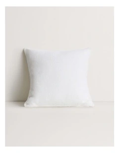 Adman Square Cushion in White