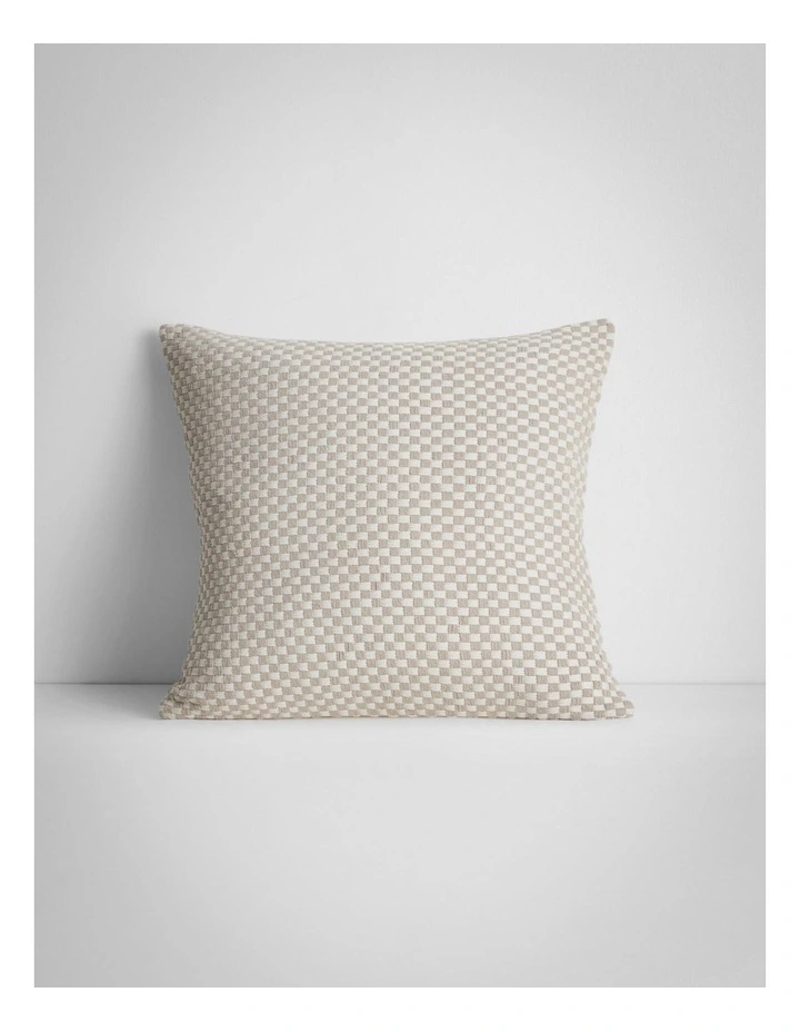 Kitt Square Cushion in Milk Tea image 1