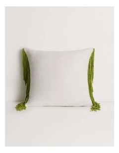 Romer Square Cushion in Pear