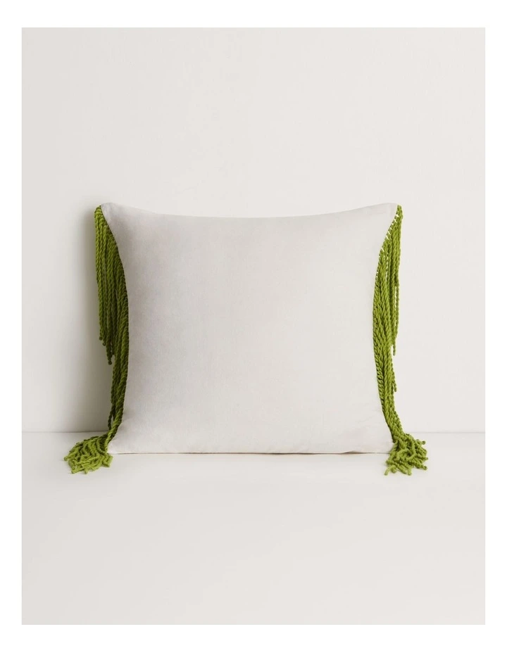 Romer Square Cushion in Pear image 1