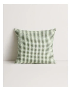 Romi Check Square Cushion in Multi