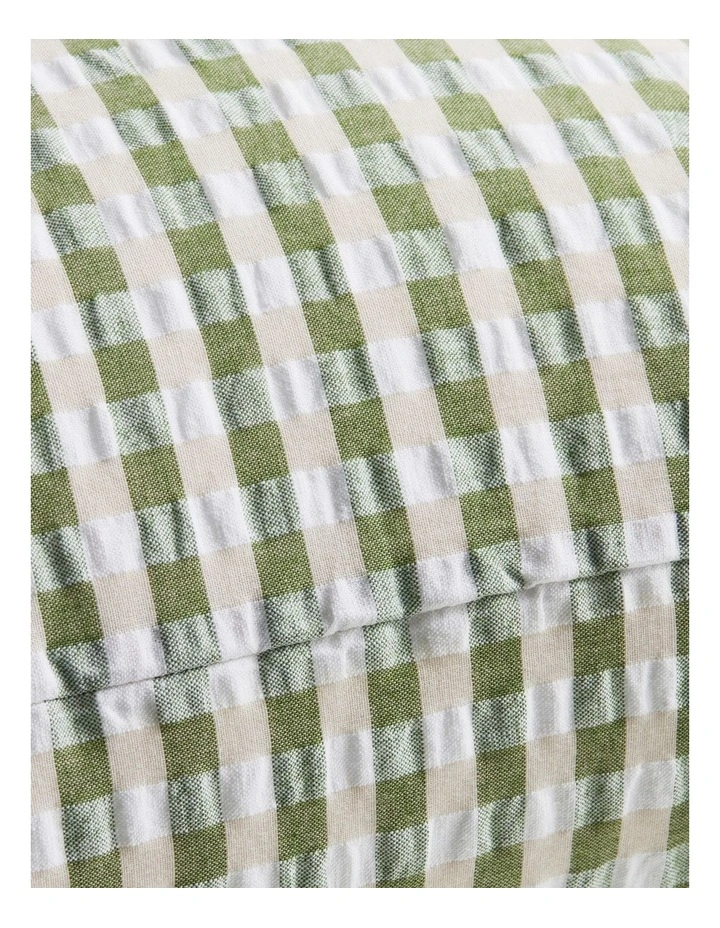 Romi Check Square Cushion in Multi image 2