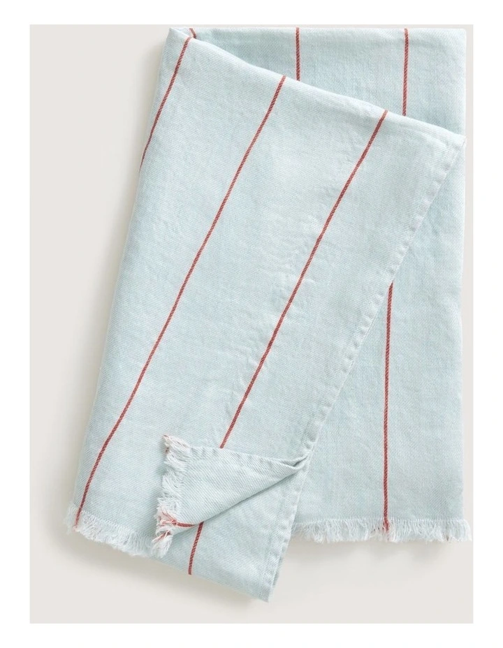 Sano Linen Throw in Green image 1