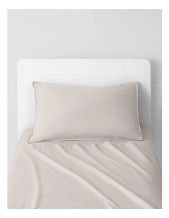 Bayley Washed Percale Sheet Set in Pebble