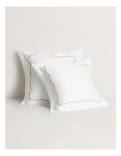 Belgrave Tailored European Pillowcase in Dusty Rose
