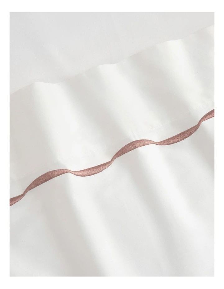 Belgrave Tailored European Pillowcase in Dusty Rose image 3