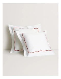 Belgrave Tailored European Pillowcase in Relish