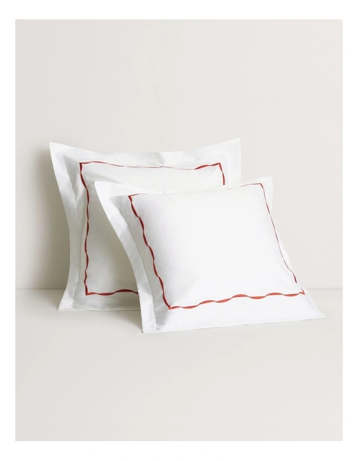 Belgrave Tailored European Pillowcase in Relish image 1
